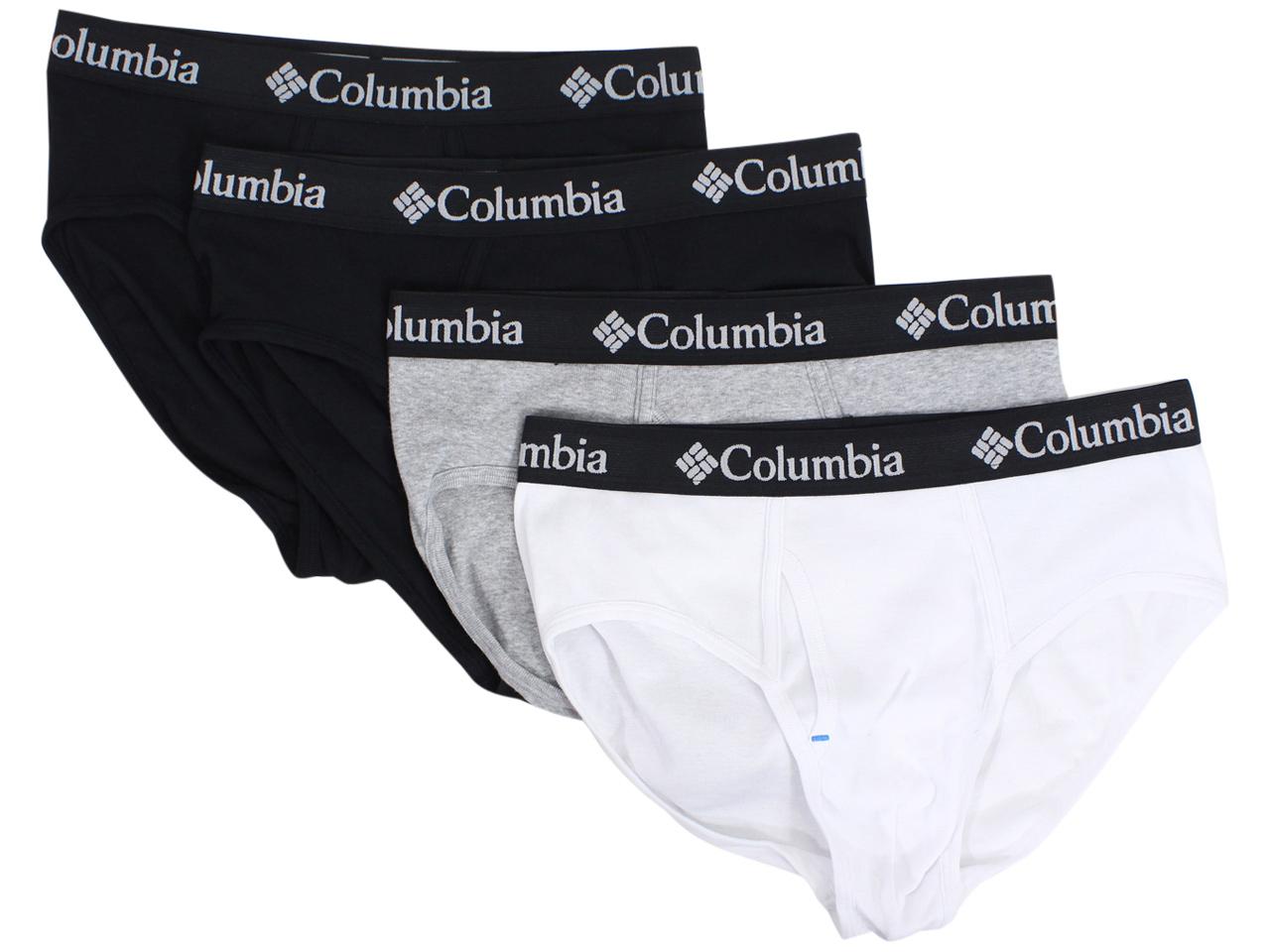 Columbia Men's 4-Pc Cotton Briefs Underwear