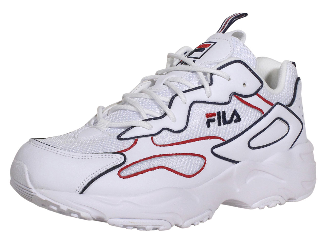 Fila Ray-Tracer-Contrast-Piping Sneakers Men's Shoes JoyLot.com