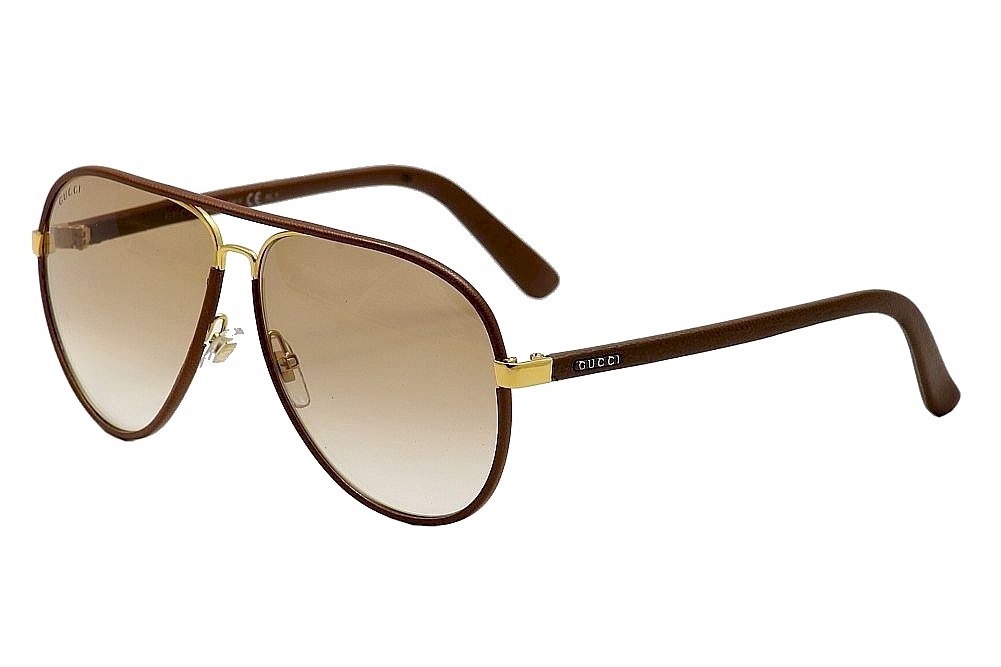 leather gucci sunglasses