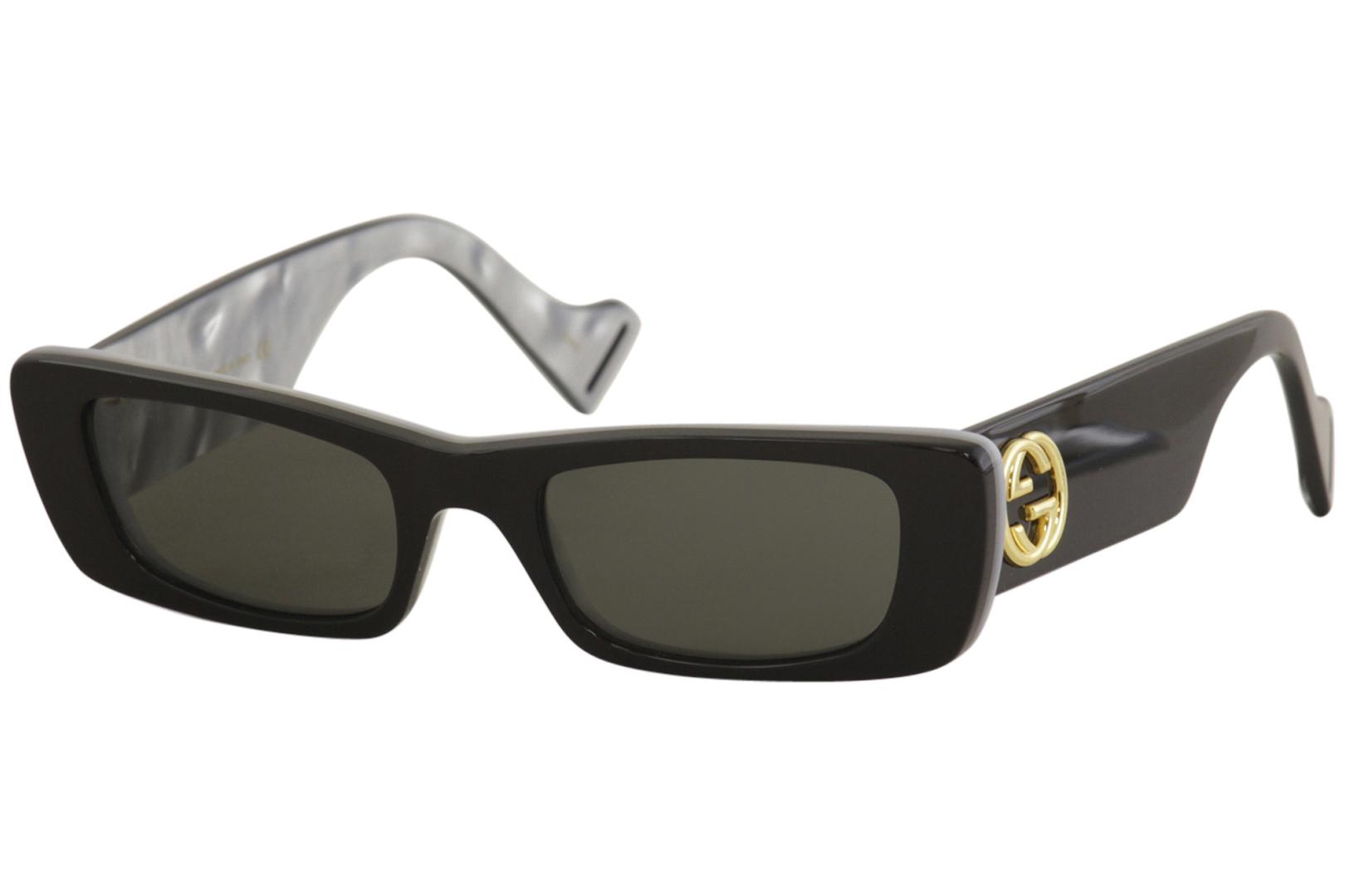 gucci women's rectangular sunglasses
