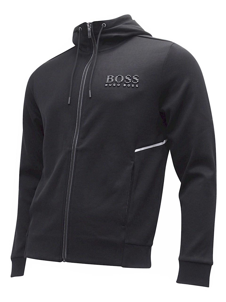 Hugo Boss Men's Saggy Zip Front Hooded 