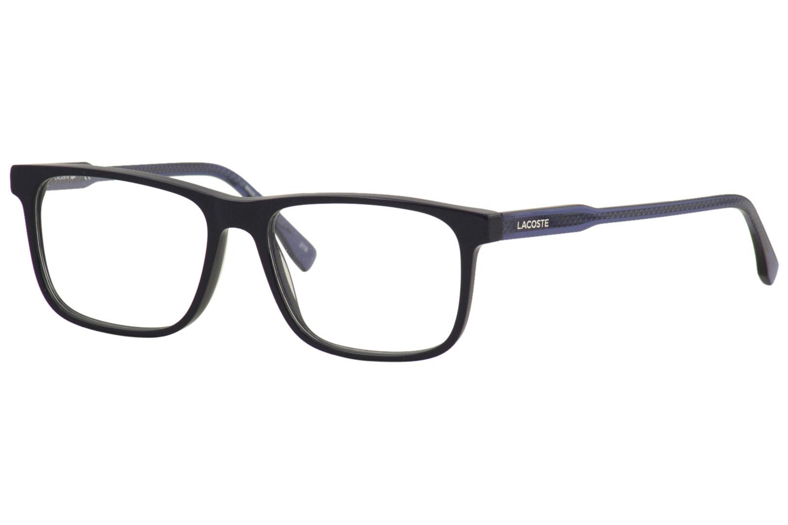 lacoste men's eyeglass frames