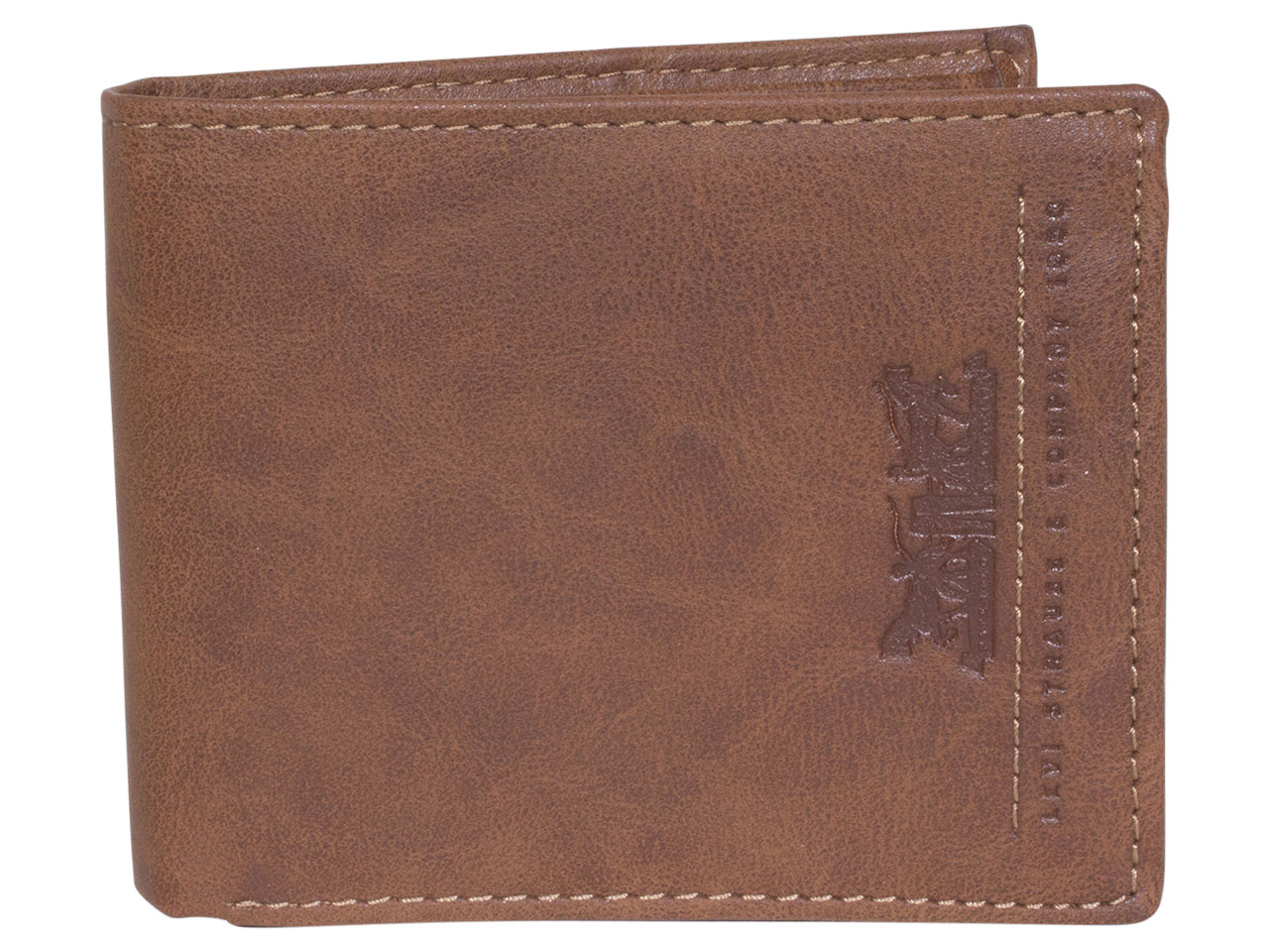 Levi's Men's RFID Traveler Wallet Sleek Slim ID Window Credit Card Holder |  