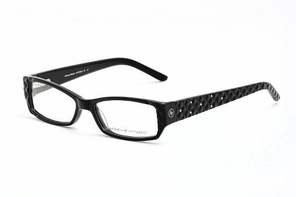  Adrienne Vittadini Eyeglasses AV1072 Black Optical Frame 
