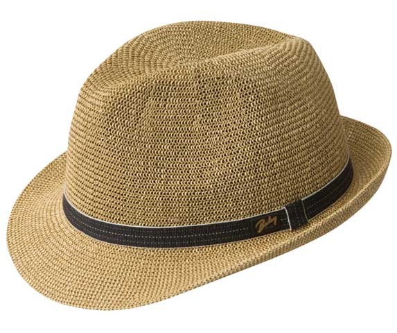 Bailey Of Hollywood Men's Elliot Paper Thermo Natural Fedora Hat ...