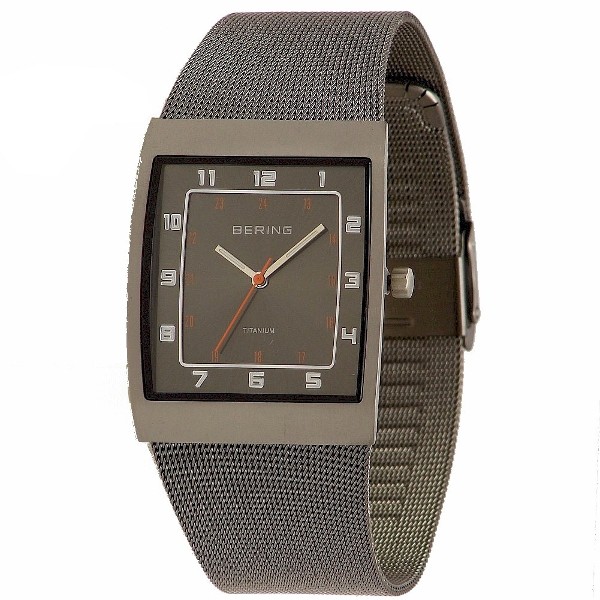  Bering Men's 11233-077 Ceramic Gunmetal Analog Watch 