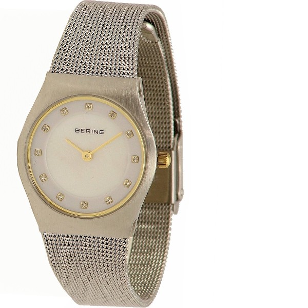  Bering Women's 11927-004 Classic Silver/Gold Analog Watch 