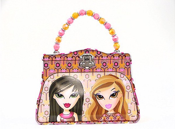  Bratz Multicolored Kids Tin Lunch Box 