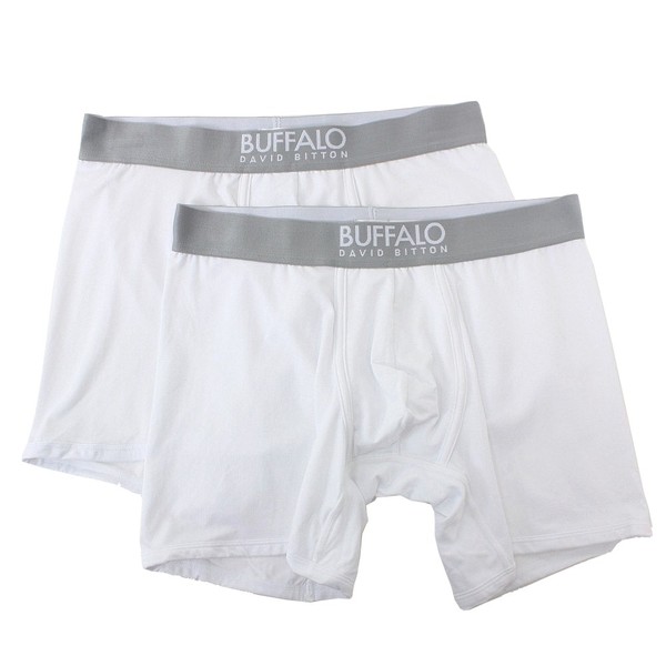 Buffalo By David Bitton Men's 2-Pc Microfiber Boxers Briefs Underwear