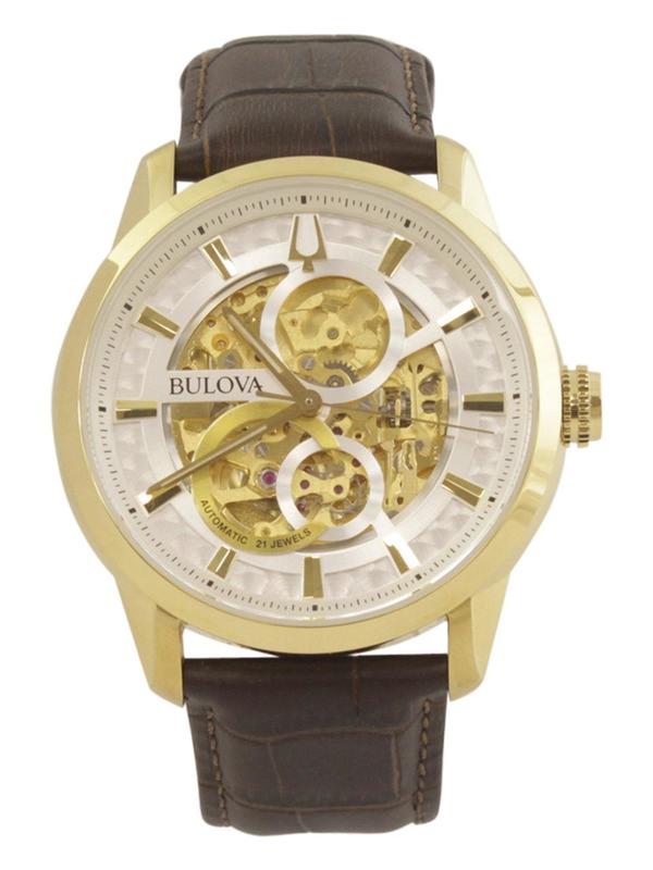  Bulova Men's Classic Sutton 97A138 Gold Analog Watch 
