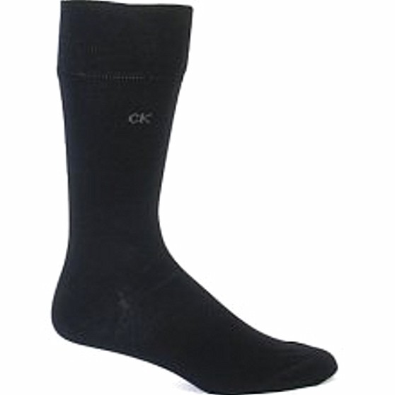  Calvin Klein Men's 3-Pack Socks Black A91219 Cotton Blend 