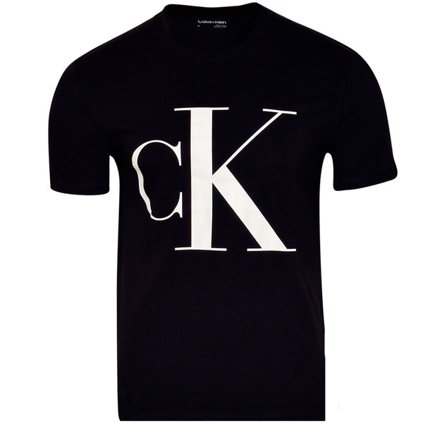 Calvin Klein Men\'s T-Shirt Dusty M Sleeve Sz. Short Olive Circle Monogram