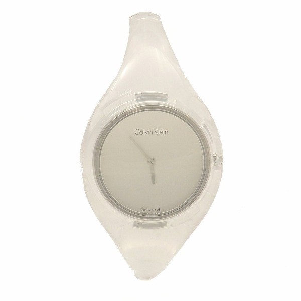  Calvin Klein Women's CK K4W2MXK6 Translucent White Pure Fashion Watch 