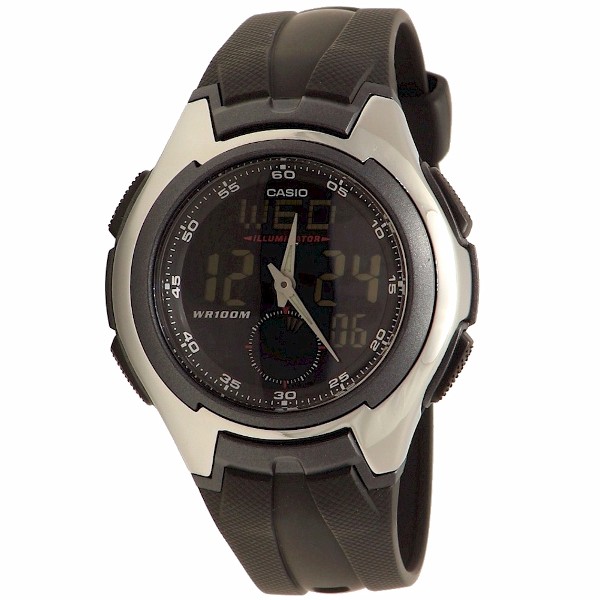  Casio AQ160W-1BV Watch Men's Full Lcd Dual Analog/Digital Alarm Sports 