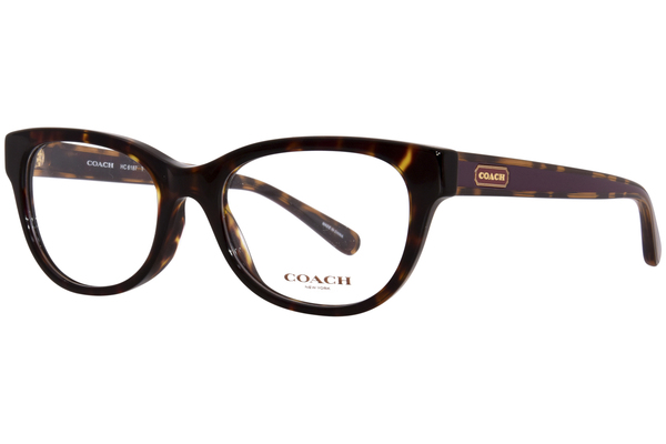 Coach HC6187 Eyeglasses Women's Full Rim Rectangle Shape | JoyLot.com