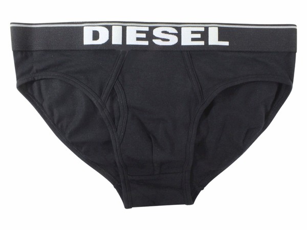  Diesel Blade Essentials UMBR Briefs Men's Black Cotton Underwear 