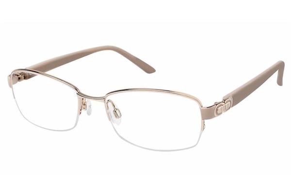 Elle Women's Eyeglasses EL13390 EL/13390 Half Rim Optical Frame ...