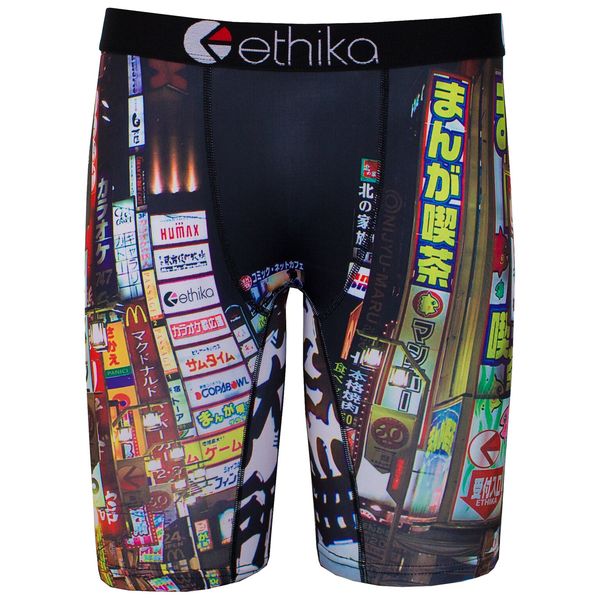  Ethika Men's The Staple Fit Tokyo City Shops Boxer Brief Underwear 