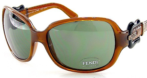  Fendi FS384 FS-384 004 Brown Sunglasses 
