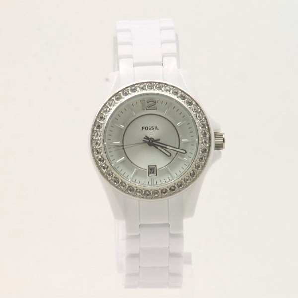  Fossil Women's Riley ES3251 White Analog Watch 