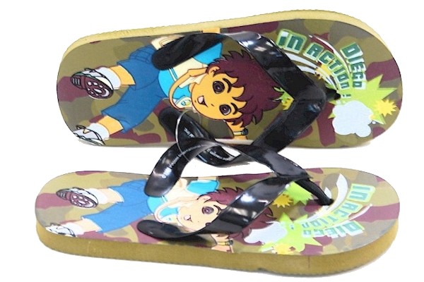  Go Diego Go! Camouflage Green Kids Sandals 