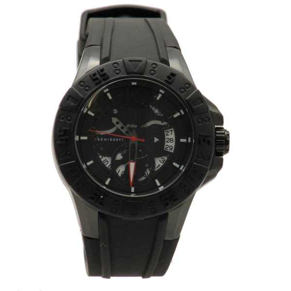  Guess Men's U0034G3 Black Analog Sport Watch 