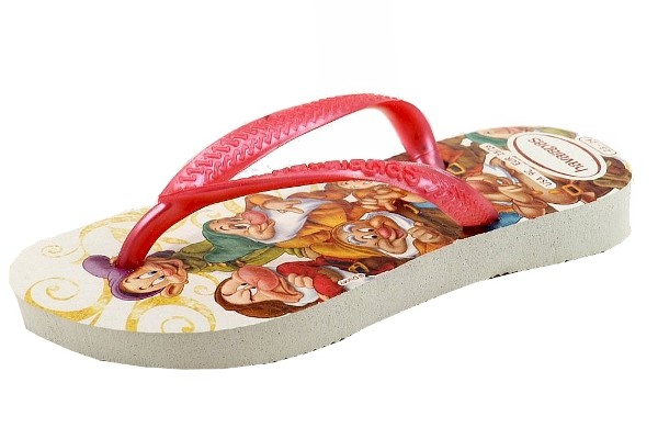  Havaianas Slim Princess Snow White Rose Fashion Flip Flops Sandals Shoes 