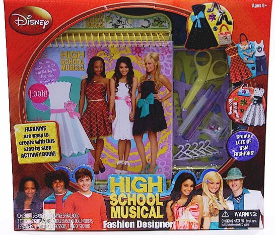  High School Musical Fashion Designer Set Craft Toy Taylor Gabriella Sharpay Look 