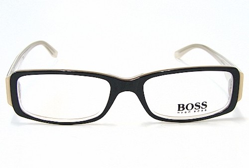  Hugo Boss 0002 Black 6F0 Optical Frame Eyeglasses 51x16 