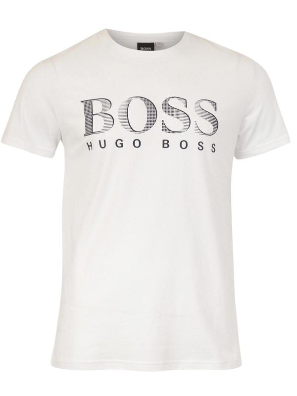 Hugo Boss T-Shirt RN UV-Protection Logo T-Shirt White 105 50407774