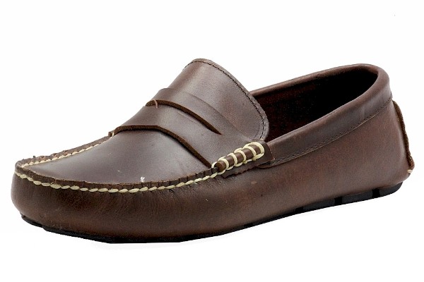  Island Surf Men's Penny 11204BRN Brown Fashion Loafers Shoes 