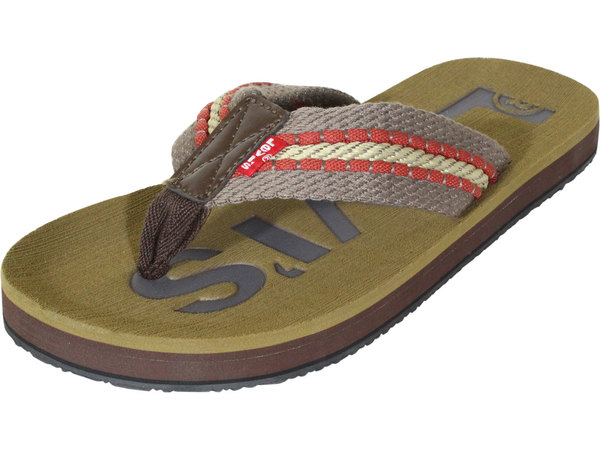 Levi's Kyle-Casual-J Flip Flops Brown/Dark Brown Men's Levis Sandals Shoes  Sz: 8 
