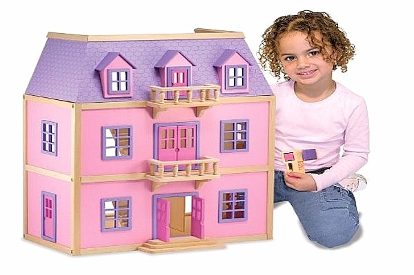  Melissa & Doug Multi - Level Dollhouse Kid Toy # 4570 