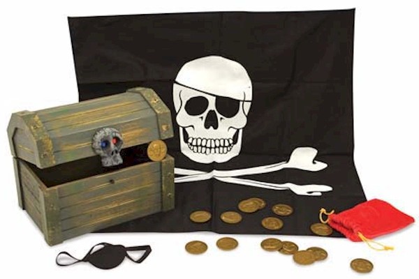  Melissa & Doug Pirate Chest Pretend Play Set Age 6+ 