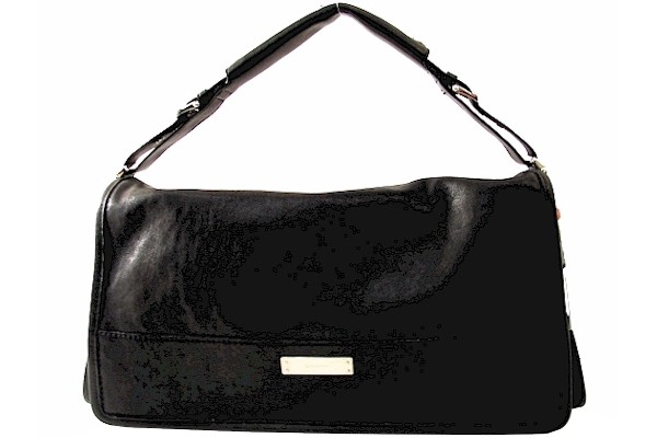  Michele Collins Horizontal Black Ladies Flap Bag Handbag 