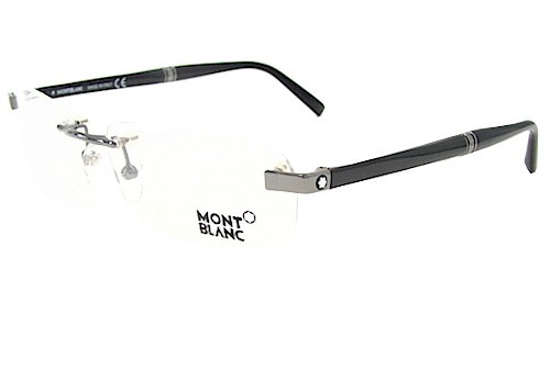  Mont Blanc Eyeglasses MB9101 MB/9101 Rimless Optical Frame 