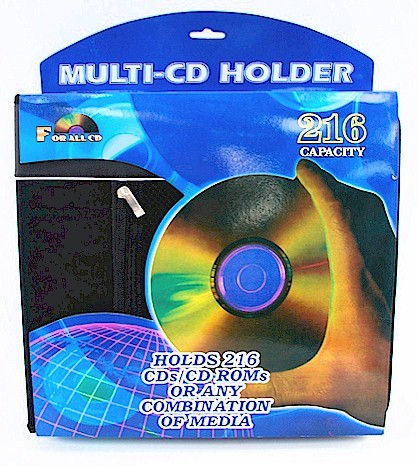 MSI Black 216 Piece Disc Multi-CD Holder