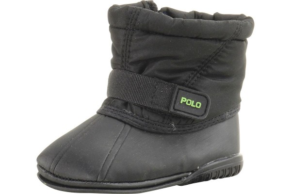  Polo Ralph Lauren Boots Whistler Infant Boy's Black Shoes 