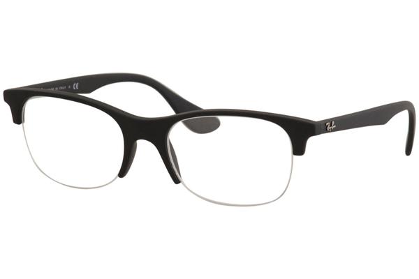 ray ban half frame mens glasses