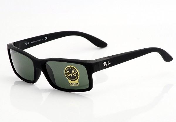  Ray Ban RB4151 4151 622 Black Rubber RayBan Sunglasses 59mm 