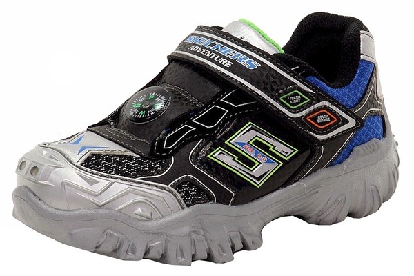 Skechers Boy's Hot Lights Damager III Adventurer Extreme Up Sneaker Shoes | JoyLot.com
