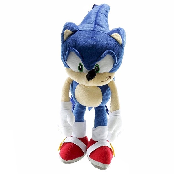  Sonic The Hedgehog Plush Backpack Bag 