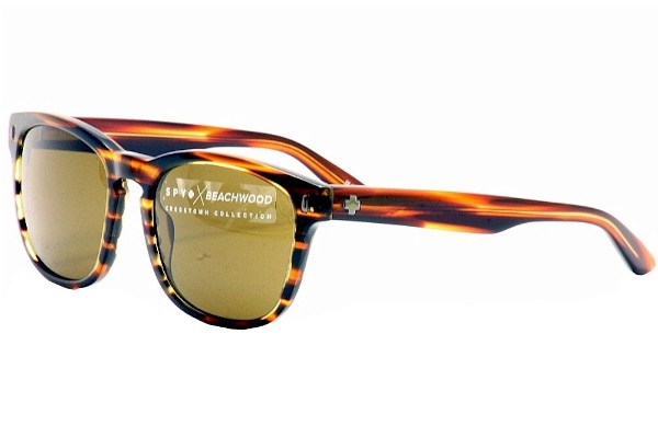  Spy Optics Crosstown Men's Beachwood Cuban Smoke Sunglasses 55mm 