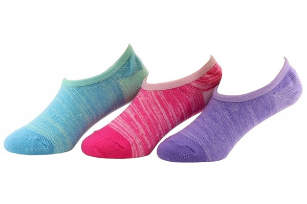  Stride Rite Little/Big Girl's 3-Pairs Lainey Pink Low Show Socks 