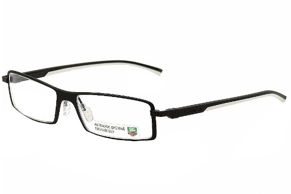  Tag Heuer Eyeglasses TH/0802 011 Matte Black TagHeuer Optical Frame 