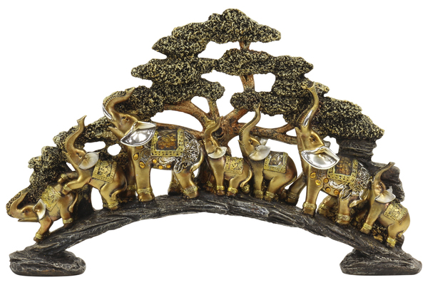  The Mirella Collection 17.5 Inch Elephant Bridge 