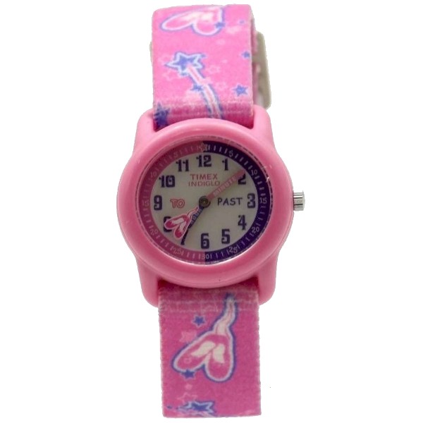  Timex Girl's T7B151 Ballerina Pink Elastic Analog Watch 