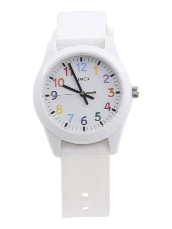  Timex Girl's TW7C10300 Time Machines White Analog Watch 
