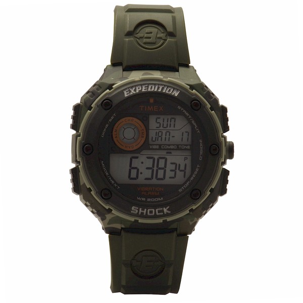  Timex Men's Expedition T49981DH Green/Camo/Black Digital Sport Watch 
