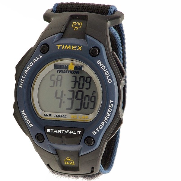  Timex Men's Ironman 5K413 Black/Blue/Yellow/White Digital Sport Watch 